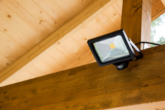 Led Projector With Motion Sensor in Outdoor Carpor